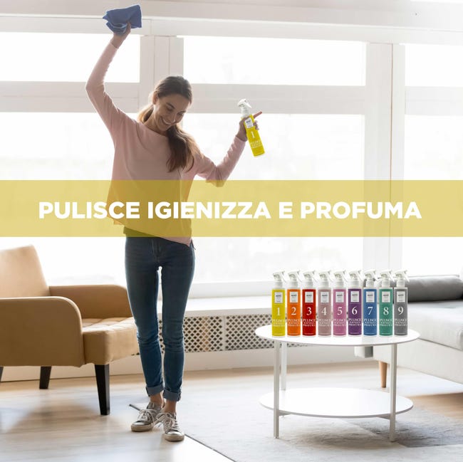 MUHA' Spray Multiuso, Pulisce Igienizza, Profuma Qualsiasi