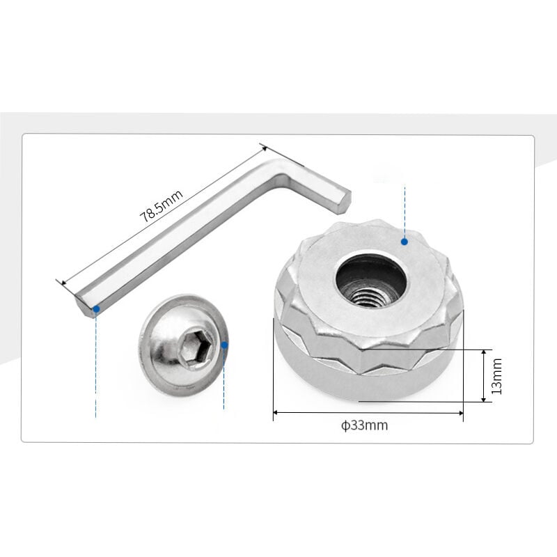 Adaptateur Starlock Universel - Convertisseur pour Outils Électriques - Facile à Installer - Compatible Lames Oscillantes - 2