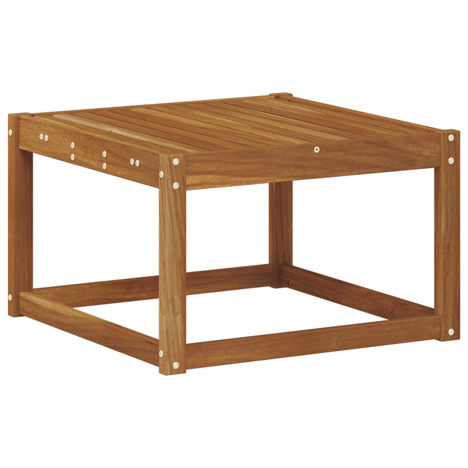 Ensemble de canapés d'extérieur 9 pièces naturel et beige polyester - 5