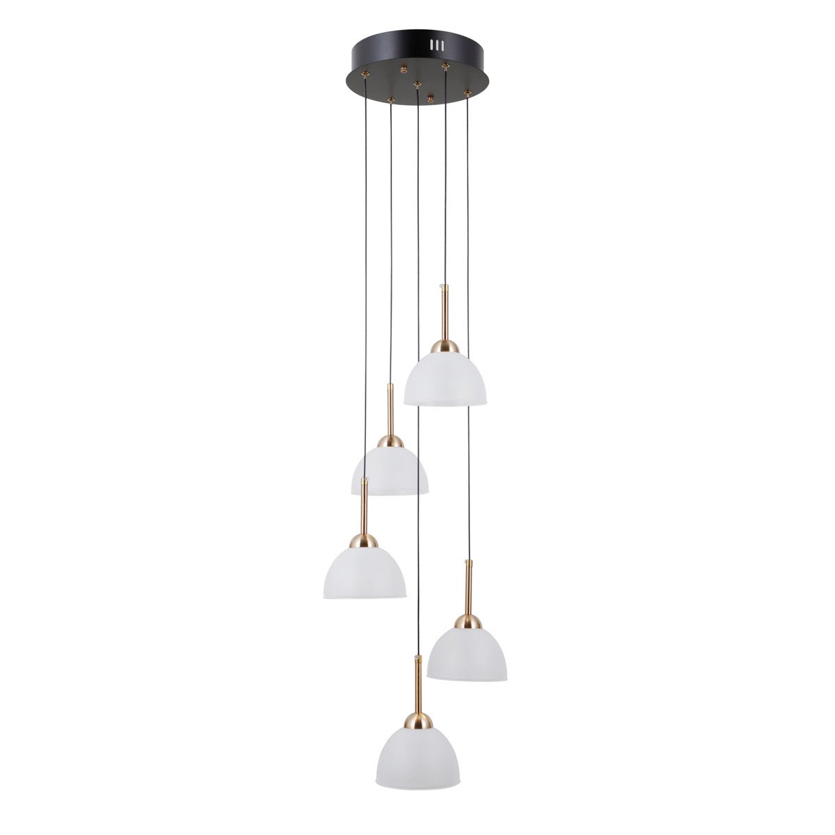 Lampa wisząca MONTIELA LED 25W Ciepła biel 1286lm czarna matowa wym: 120 x 33,5 x 33,5 cm Italux