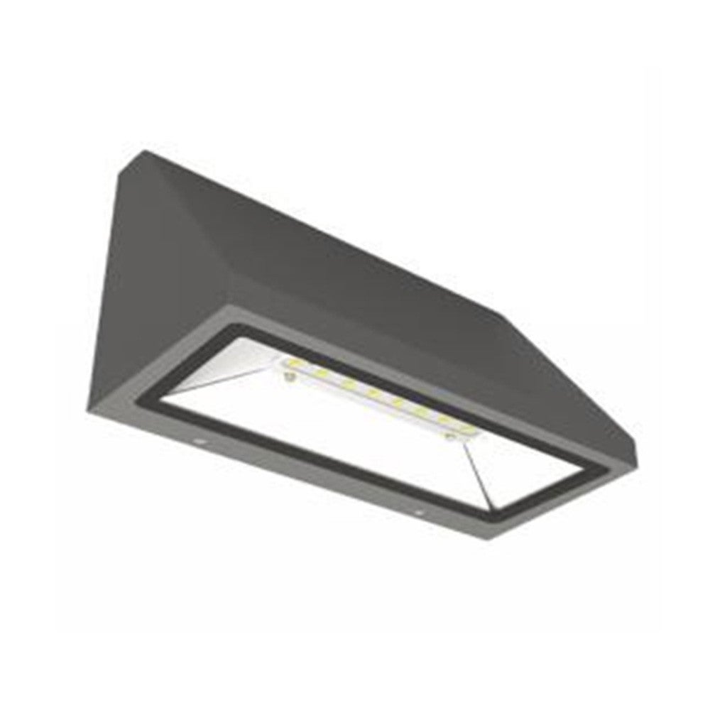 Aplic de exterior LED Dover 12W Gri închis 3000K IP65 IK08 Iberlamp