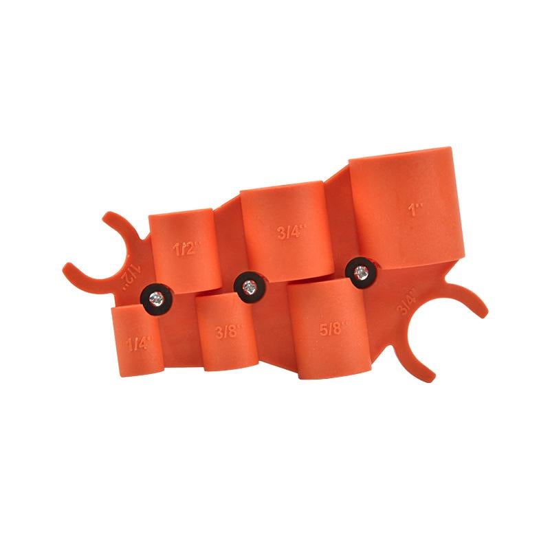 Przymiar głębokości 1/4" do 1" i narzędzie do gratowania rur, miedź, PEX, CPVC, PE-RT, HDPE