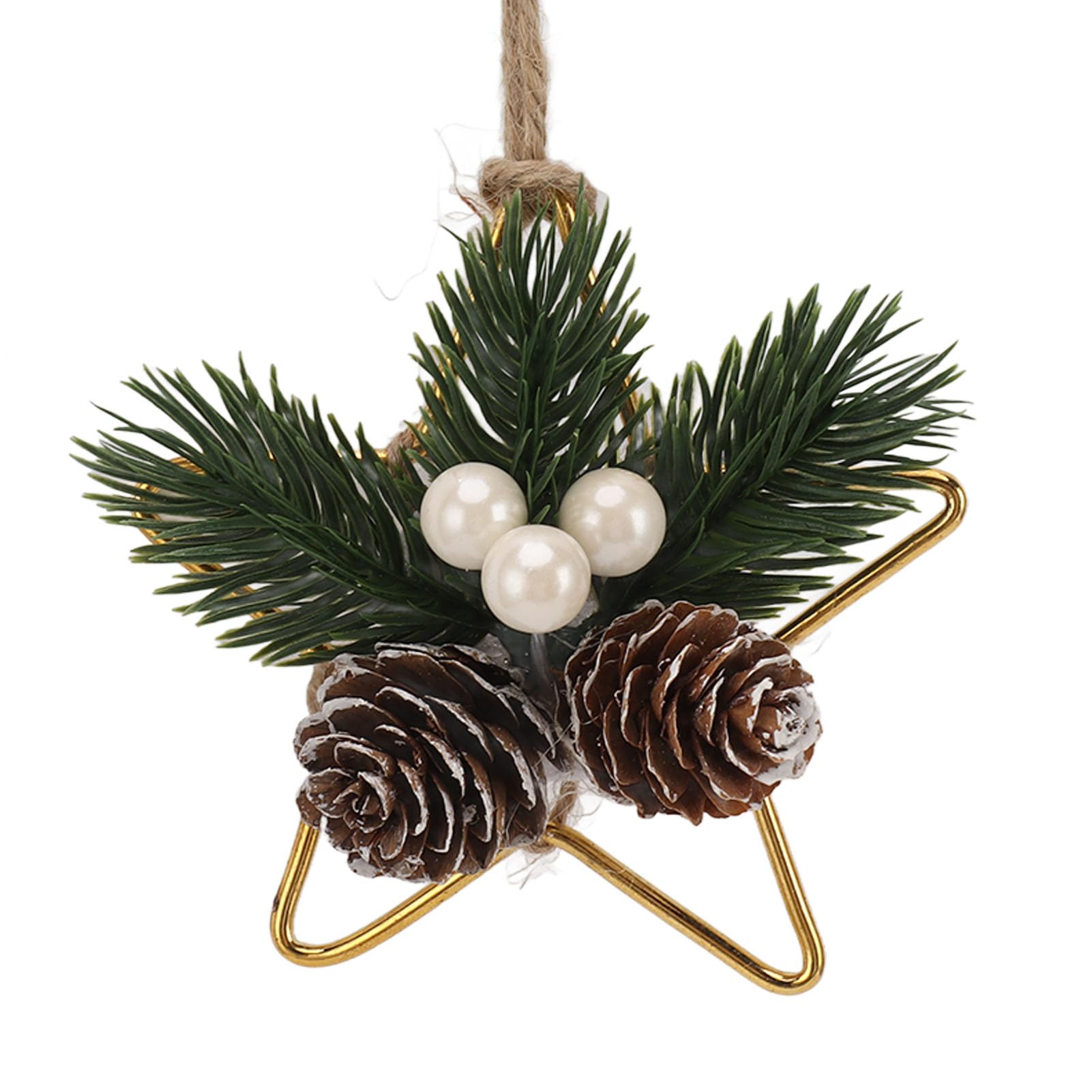 Natal pendurado grinalda decorativa artesanal única pinha decoração de parede para decorações de quarto de férias de aniversá - 9