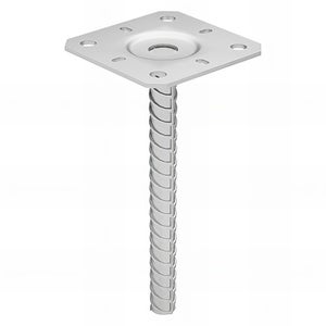 Fixation Poteau Béton Embase Pied De Poteau Carré Réglable