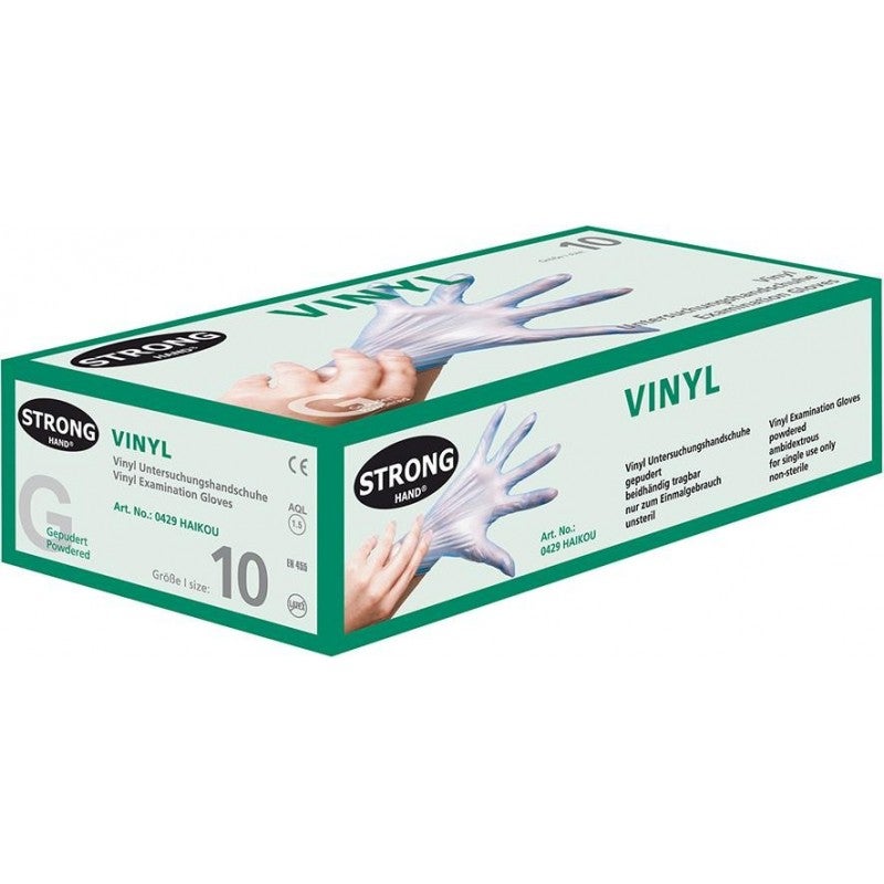 Gants jetables en vinyle ? Sanya ?, sans poudreTaille 9(Box a100St.) - 5