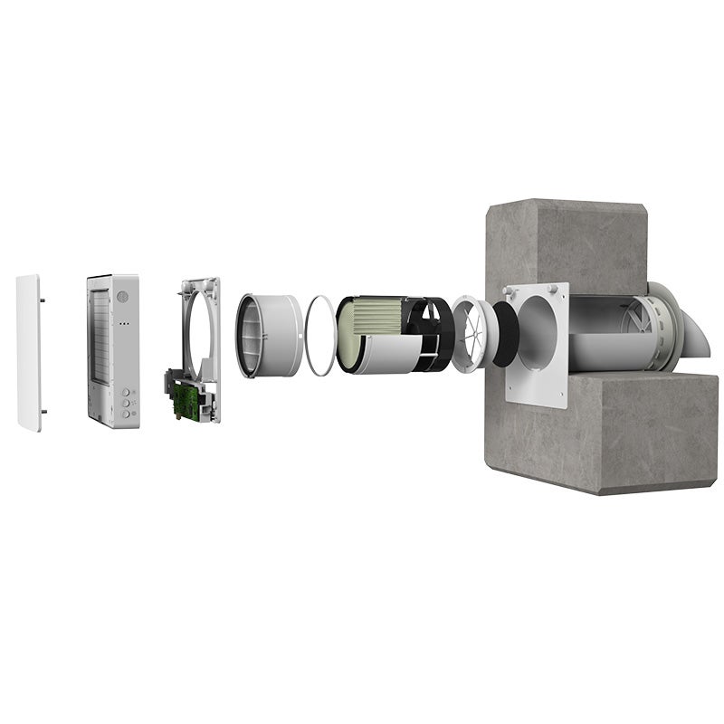 Ventilador Inteligente Mecanico Controlado 160mm 2.0 Filtro F7 Wi-Fi - VMC - 6
