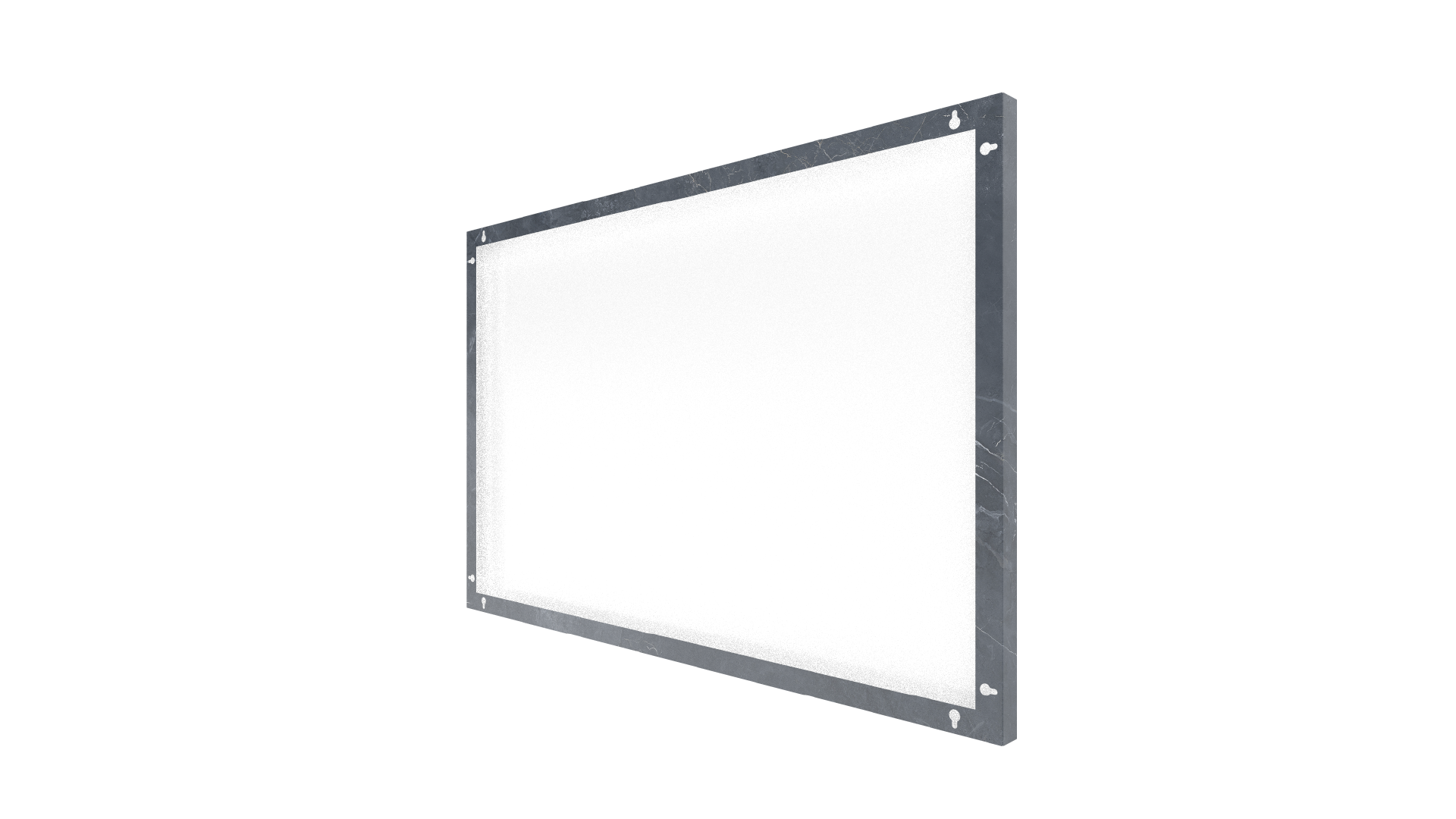Tableau Magnétique en Métal Motif Marbre Gris 60x40cm, MetalBoards pour tout type d'Aimants - 6
