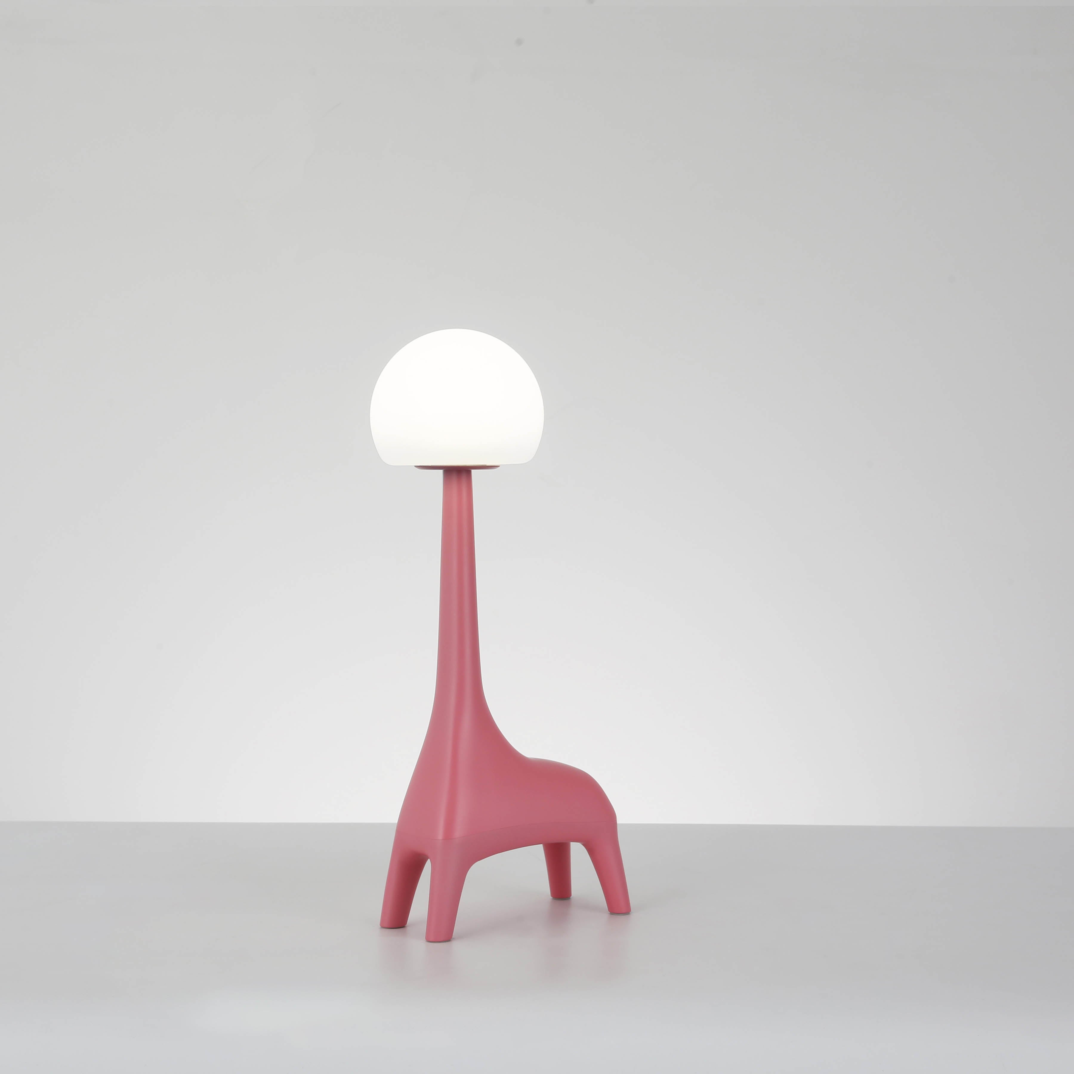 Creative Bluetooth Mood Lamp z głośnikiem, 3 temperatury kolorów i regulacja jasności, 2W LED, bateria 1800mAh - różowy