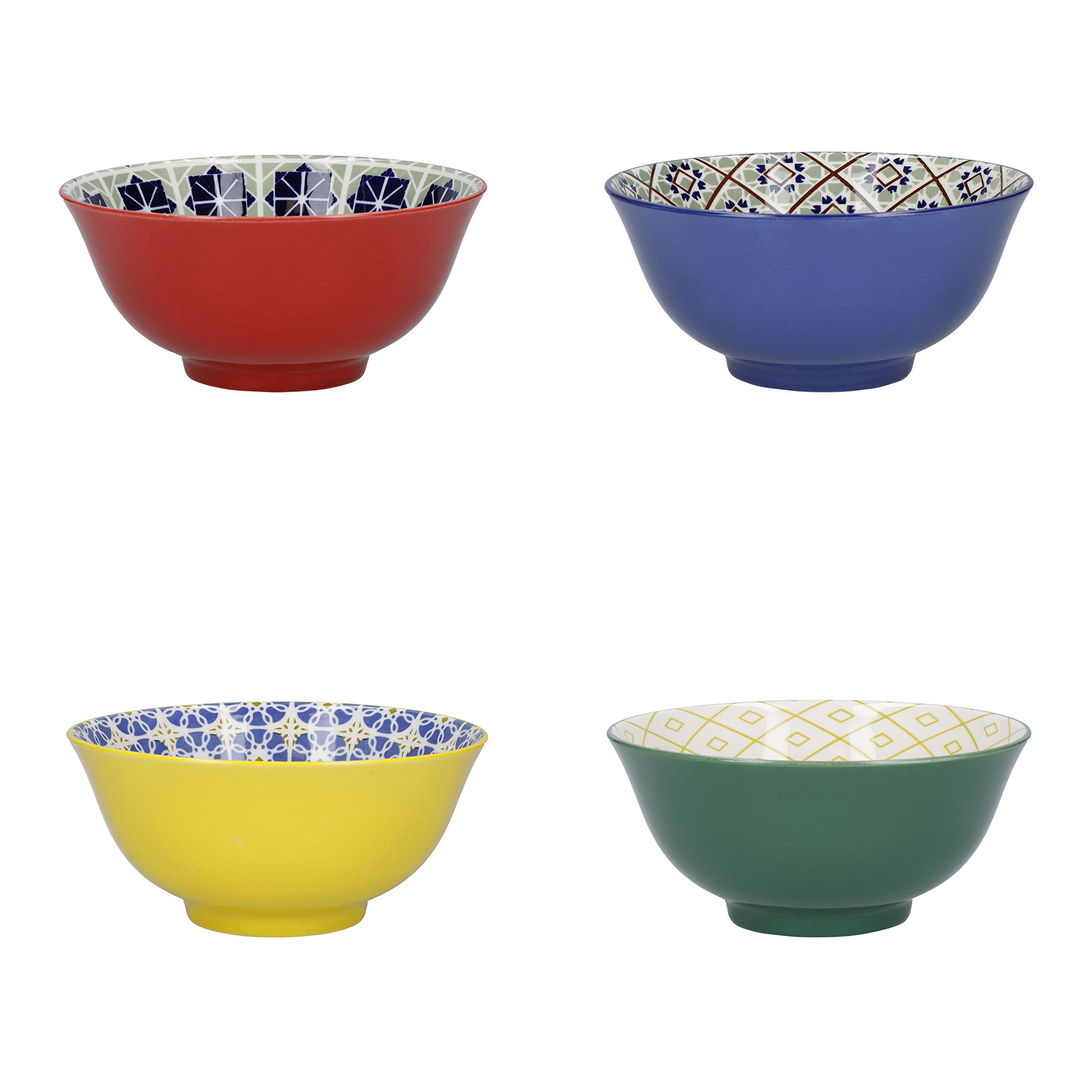 Set 4 Ciotole Art Deco Mikasa Luxe – Eleganza Anni '20 Con Dettagli Oro