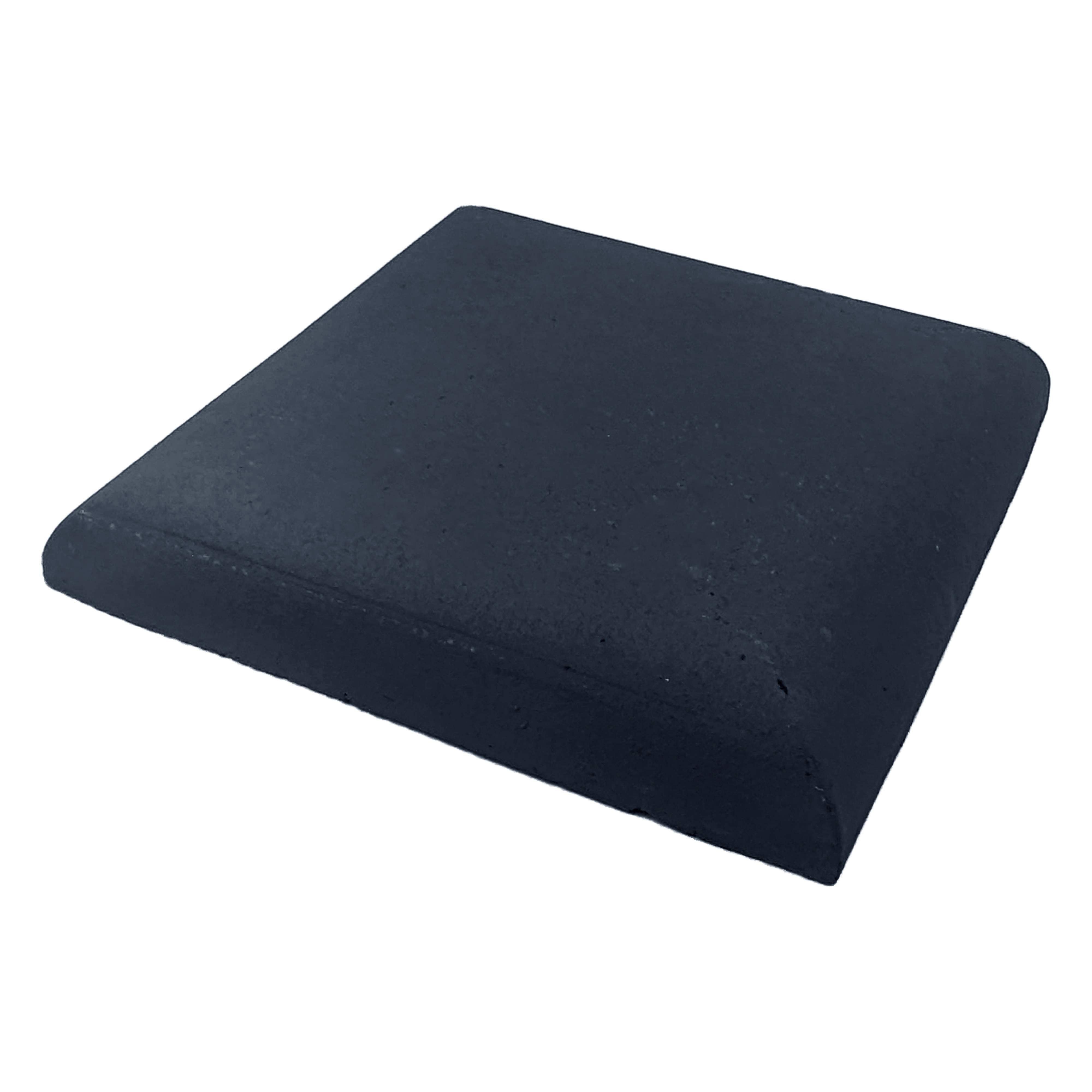 Chapeau Pilier 30x30 Plat Bord Arrondis - Gris Anthracite Foncé - 4