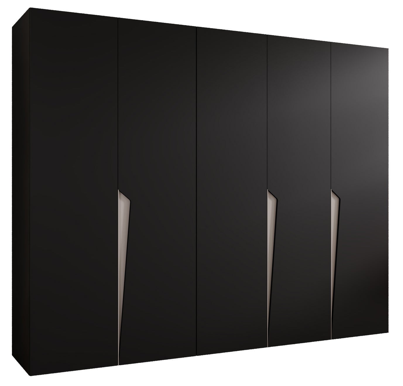 Szafa uchylna otwierana Piano 1 250 x 52 x 202 cm czarny + u. kaszmir