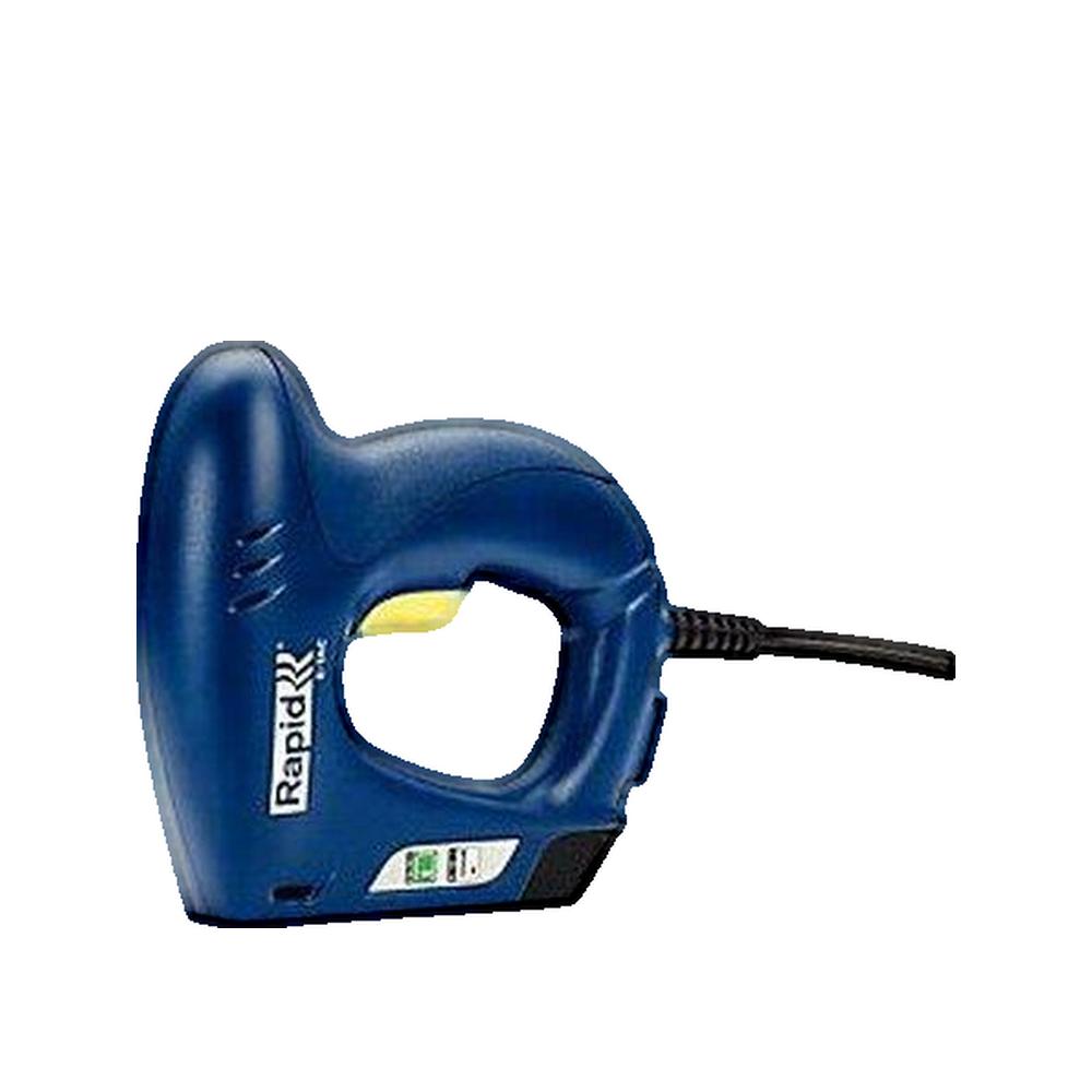 Zszywacz elektryczny Rapid La Rapid E-Tac lekki i ergonomiczny z podwójnym ładowarką