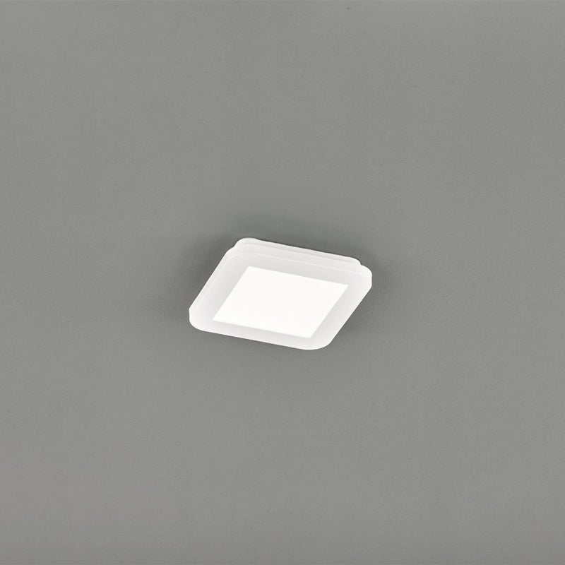 Plafon kwadratowy CAMILLUS LED 10W Ciepła biel 850 lm biały wym:3x17x17cm IP44 RL