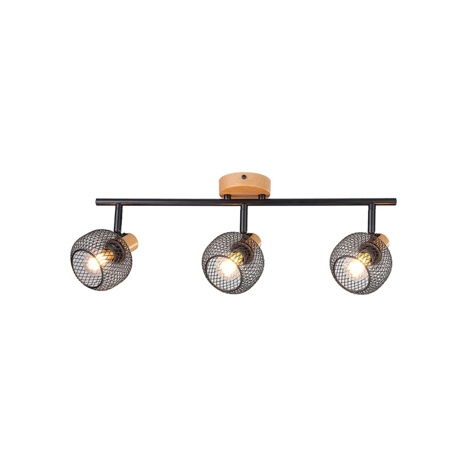 Reflektor sufitowy Spot Grendel buk czarny matowy 3xE14x12W wym: 14,5 x 53 x 14,5 cm IP20 Rabalux