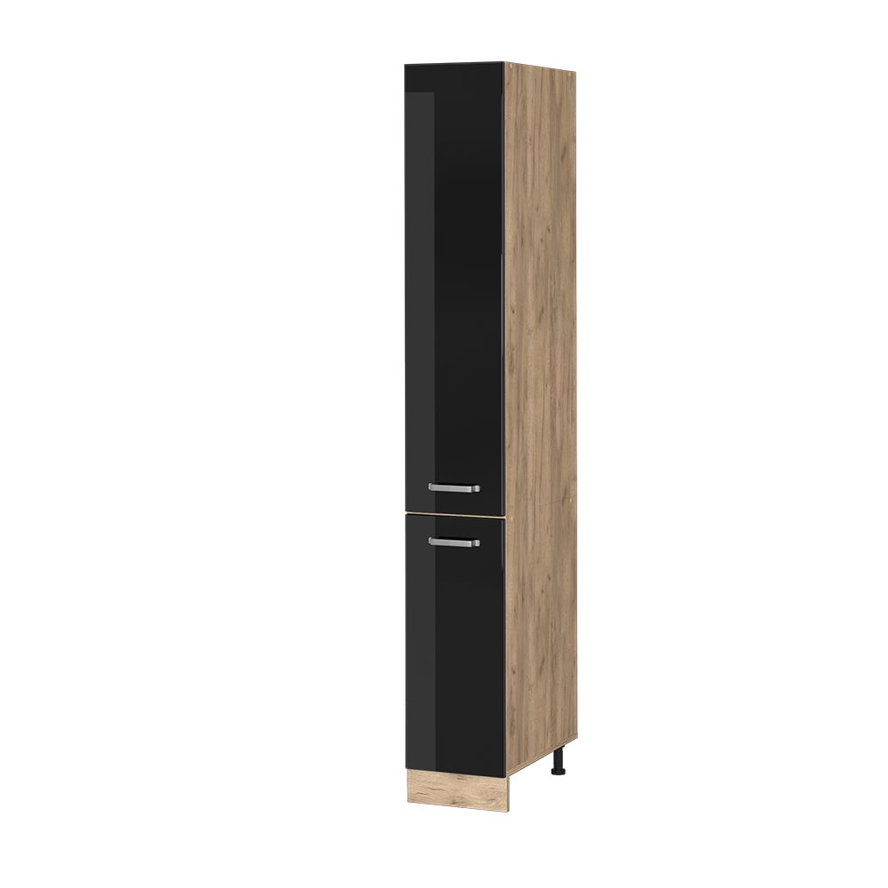 Vicco Szafka aptekarska R-Line, Czarny wysoki połysk, 30 cm