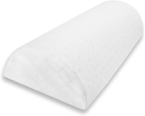 Muross Cuscino Lombare A Rotolo In Memory Foam 28cm - Supporto Ergonomico Per Schiena Con Cinghia E Federa Lavabile - 2