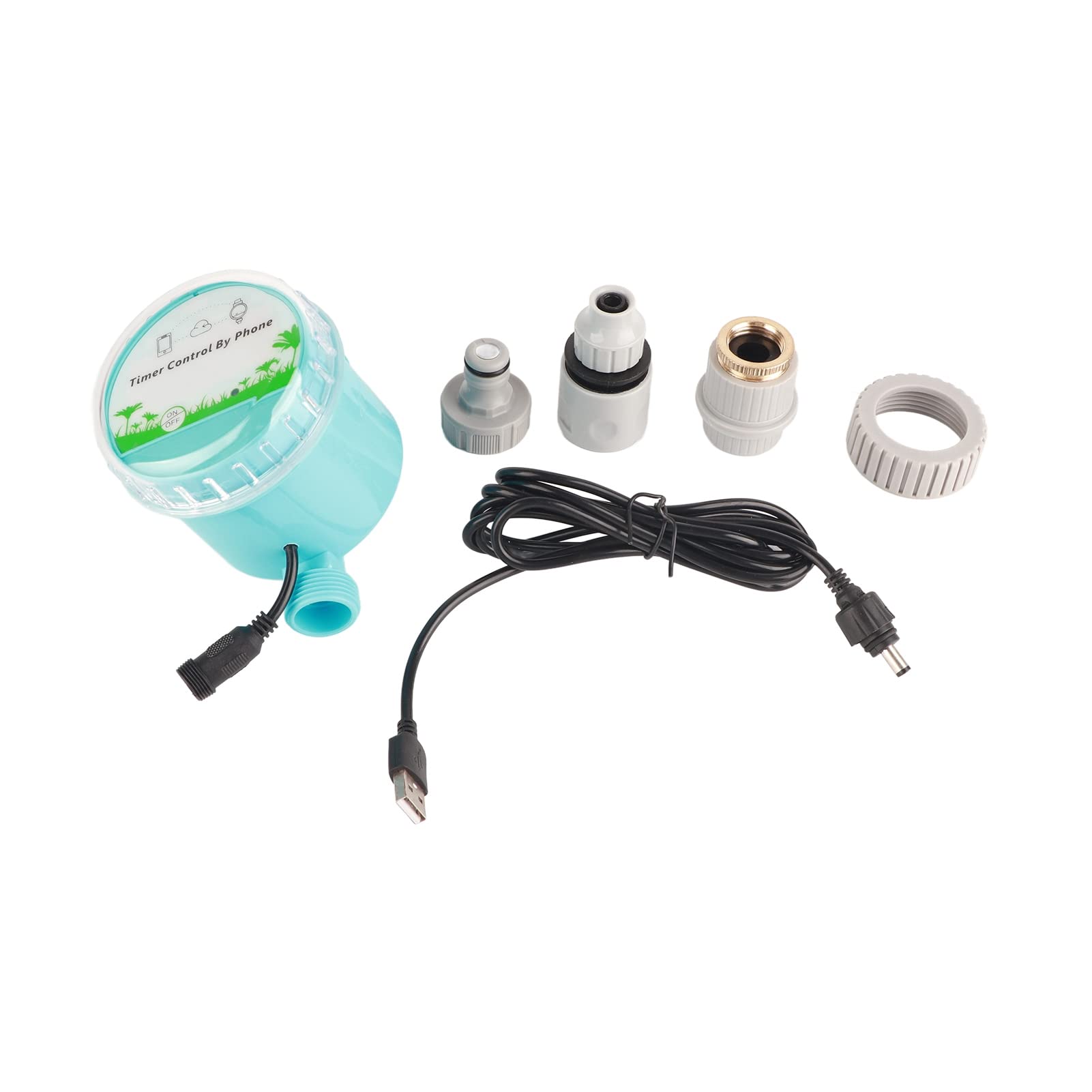 Minuterie D'Arrosage Tnfeeon Avec Télécommande Bluetooth - Robinet Intelligent Pour Tuyau, Arrosage Automatique Et Délai Pluie