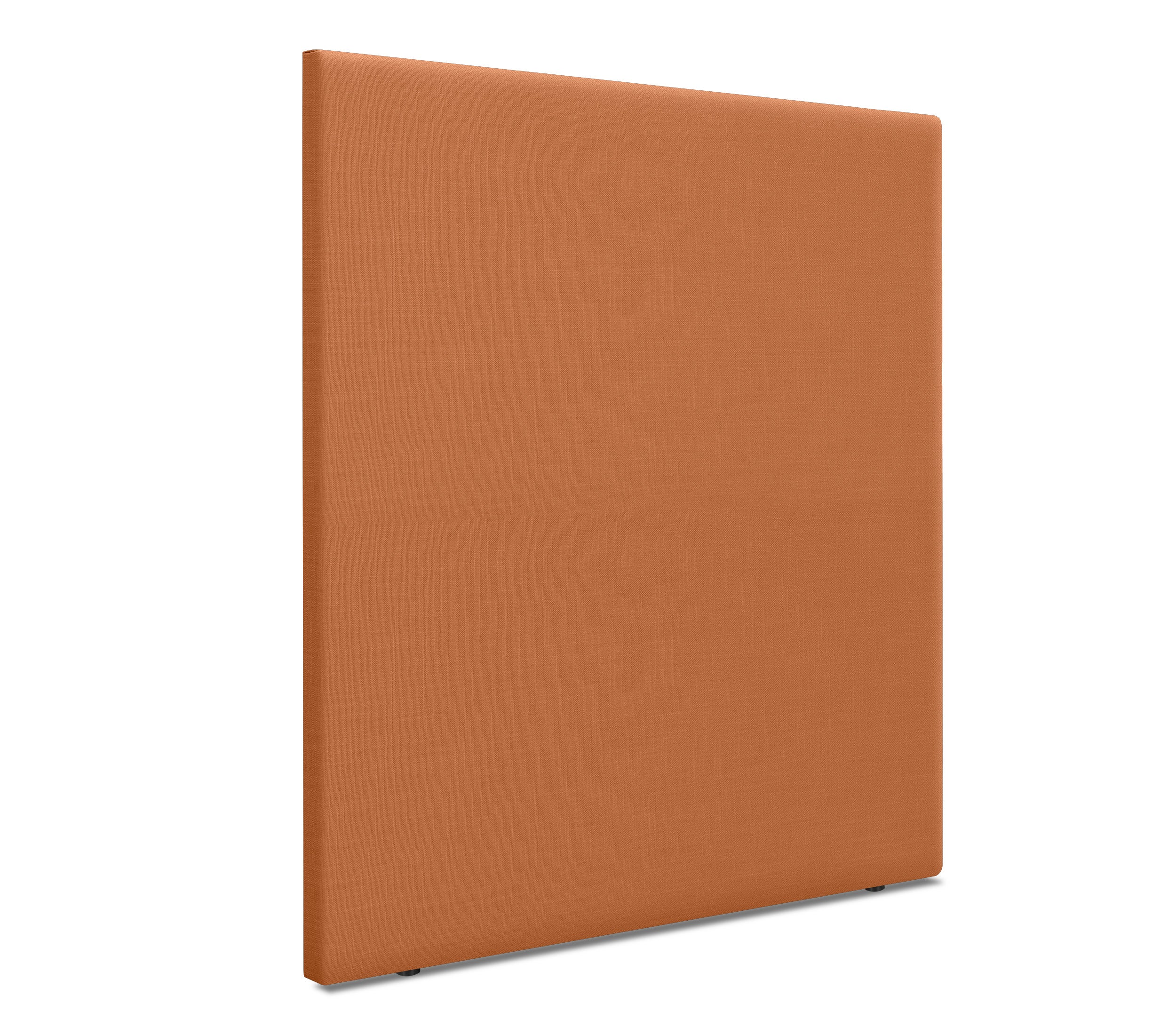 Dhome cabecero de lino natural liso hasta el suelo 110x120cm camas 105 - naranja