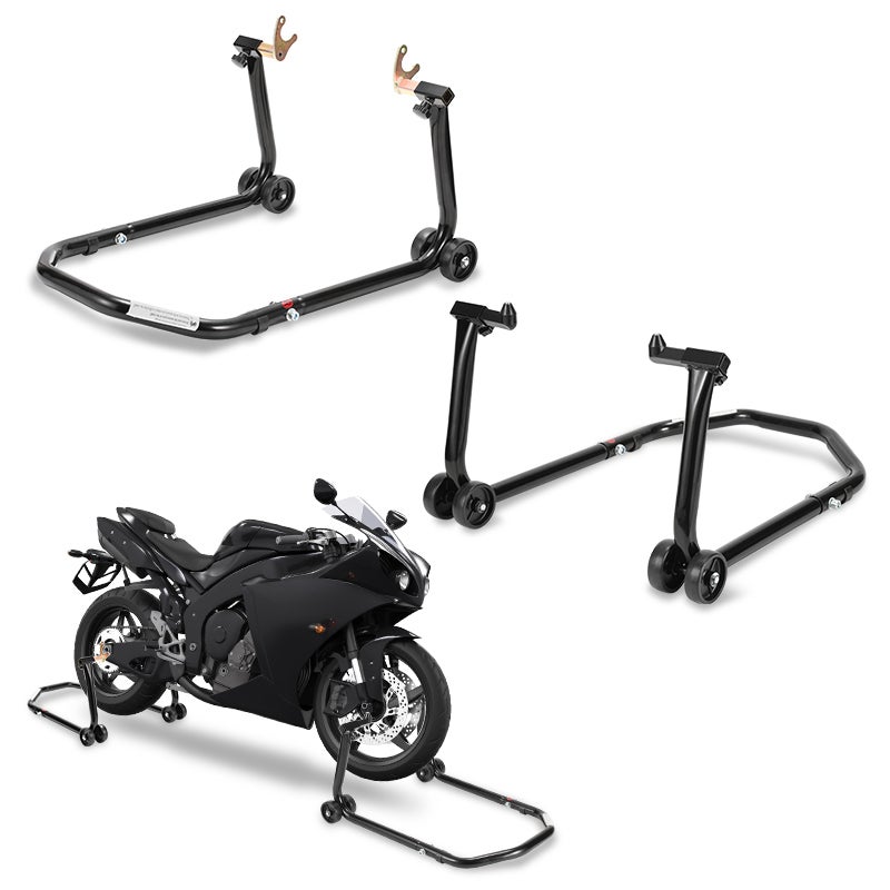 Béquille arrière de moto – Adaptateurs de support arrière robustes | Support de levage de bobine de bras oscillant, crochets de support de moto pour VTT, vélo de route