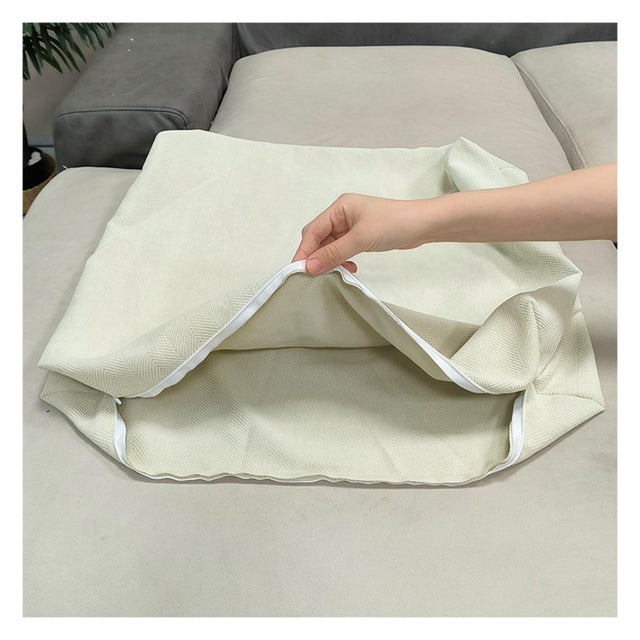 Housse de coussin 70x70cm TAO Perle