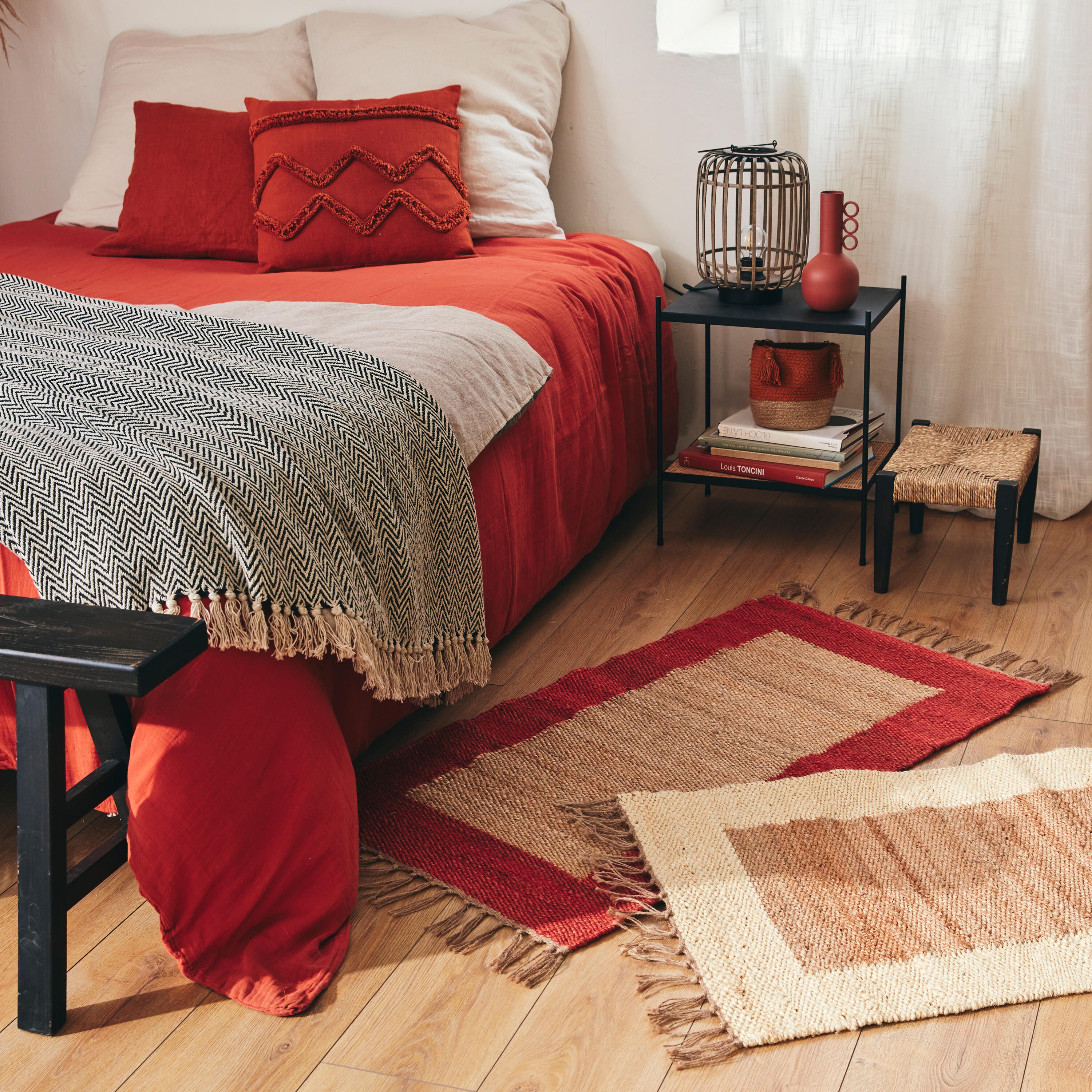 Tapis chambre rectangulaire beige BALIKO - 60 x 110 cm - INSPIRE - 6