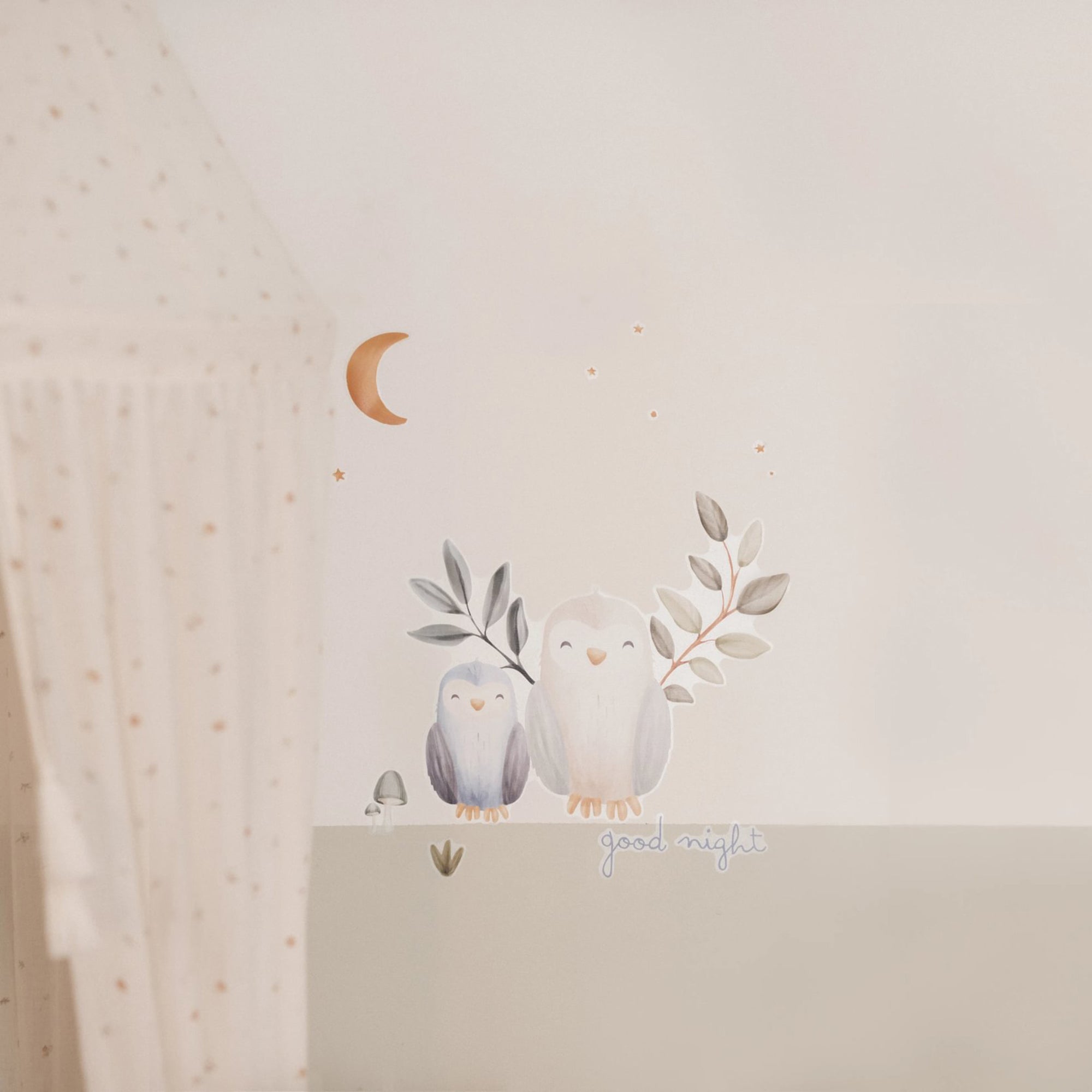 Adesivi murali Good night 40x45cm - 3