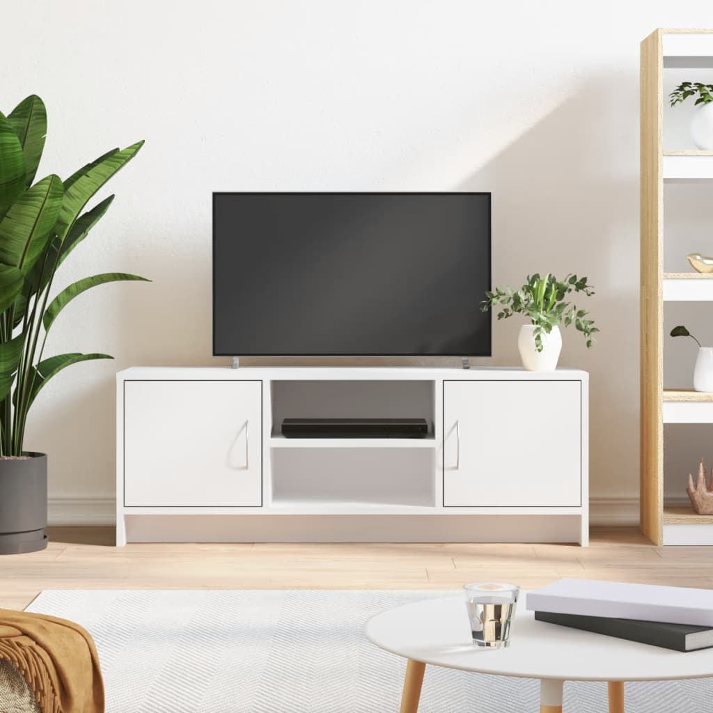 Maison Exclusive - Meuble TV Blanc brillant 80x30x30 cm Bois d’ingénierie | Leroy Merlin Maison Exclusive - Meuble TV Blanc brillant 80x30x30 cm Bois d’ingénierie | Leroy Merlin