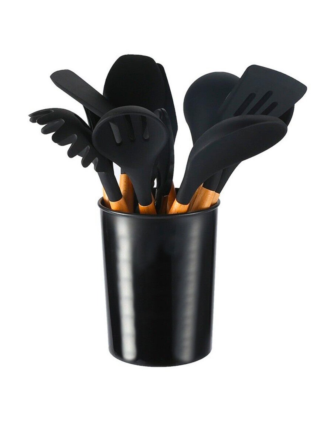 Set Da Cucina 12 Pezzi In Silicone – Resistenti Al Calore 200°C, Antiaderenti, Con Supporto, Lavabili In Lavastoviglie