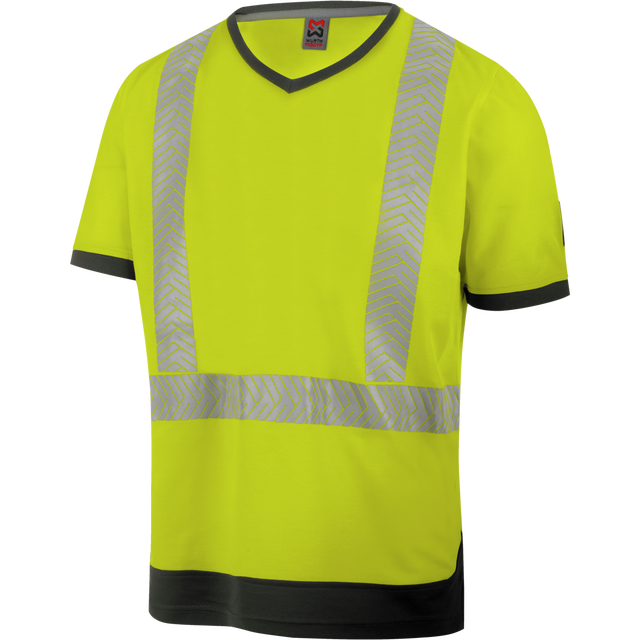 Tee-shirt de travail haute-visibilité jaune fluo Würth MODYF