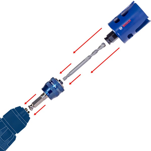 Scie trépan Expert Carbure Multimatériaux 64 mm 2608900430 - 9