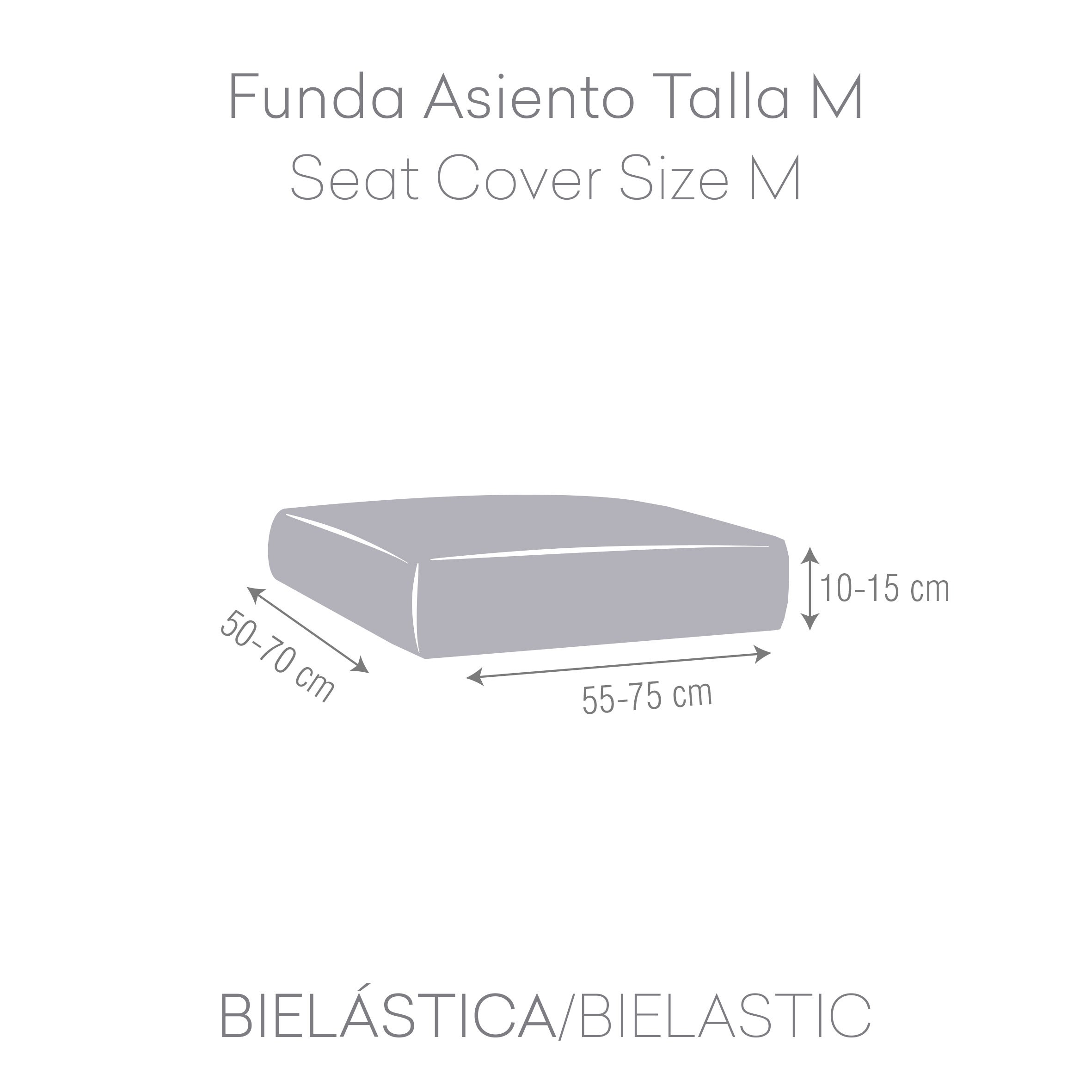 Coprisedile o schienale Bronx taglia L elastica. Colore mostarda 130-80 cm - 6