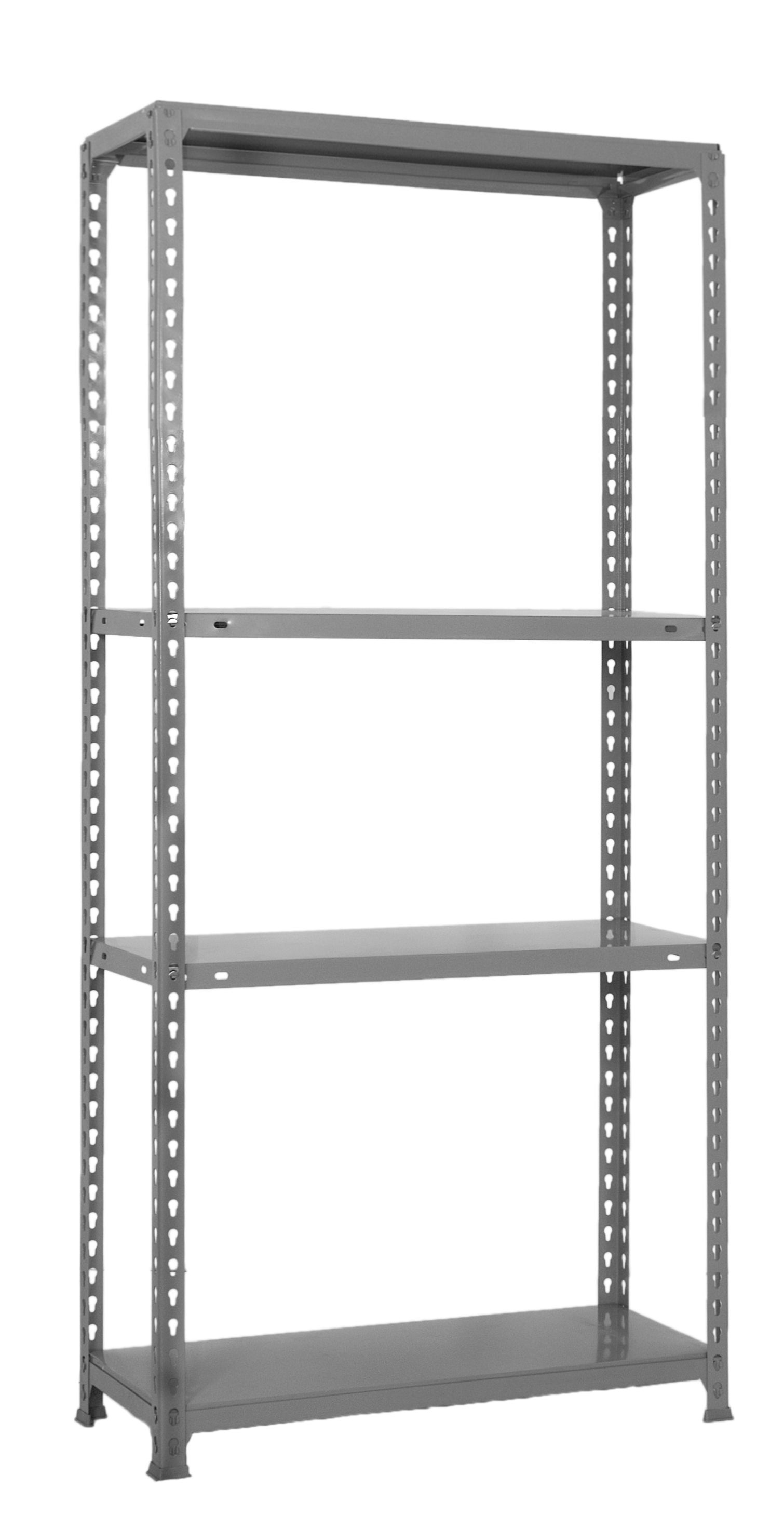 SimonRack Étagère Métallique Galvanisée 1500x1100x500 Mm, 4 Niveaux Tablettes En Acier 60 Kg Par Niveau Gris Ecoclick 82131154