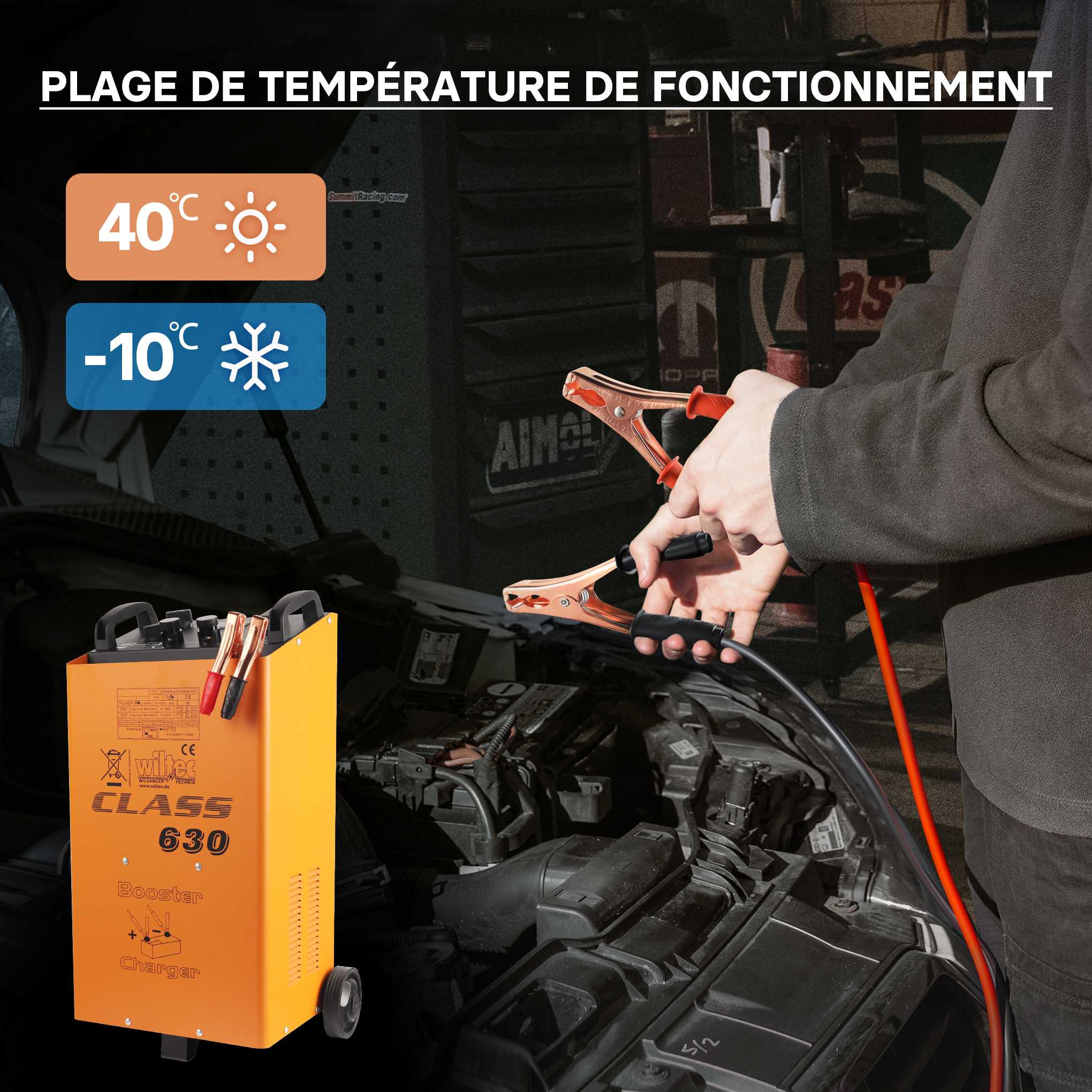 Wiltec Caricabatterie 12V e 24V Boost 630 Caricatore per batterie piombo acido AGM - 6