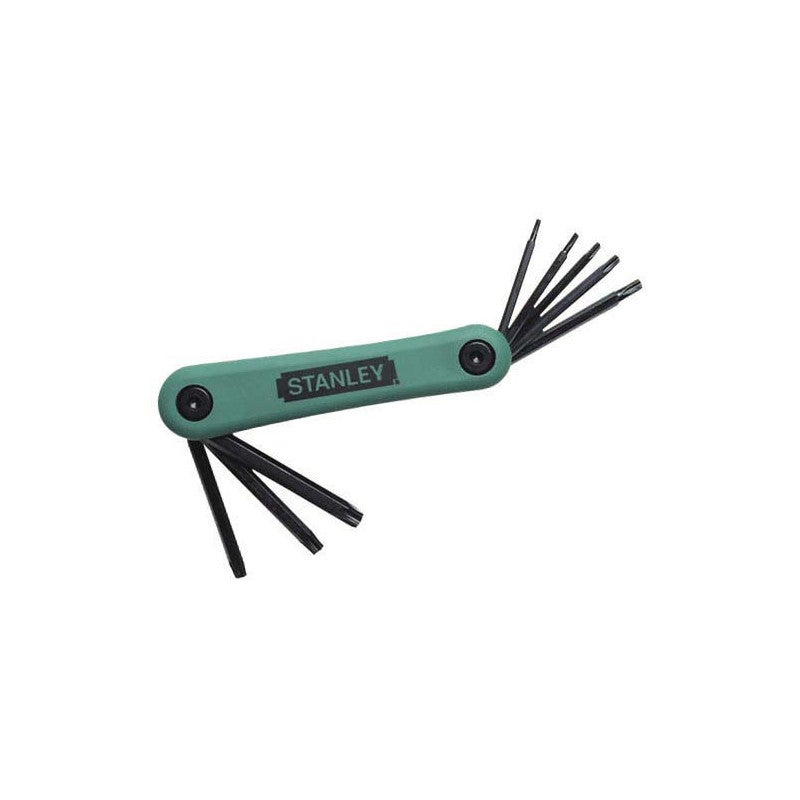STANLEY 4-69-263 Chiavi Esagonali Torx con Supporto, Modello 4, Set di 8 Pezzi