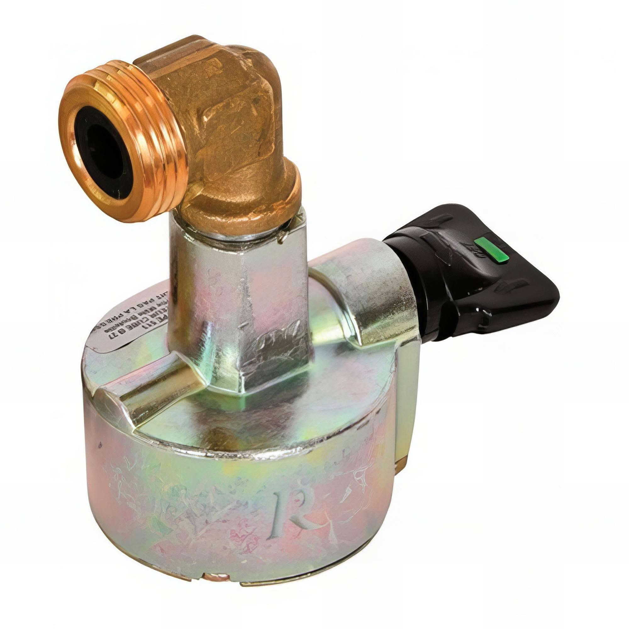 Adaptateur Gaz G 1/2" Femelle Droite X G 1/4" Mâle Gauche – Pour Bouteille Gaz Camping, Barbecue – Usage Extérieur Bien Ventilé - 10