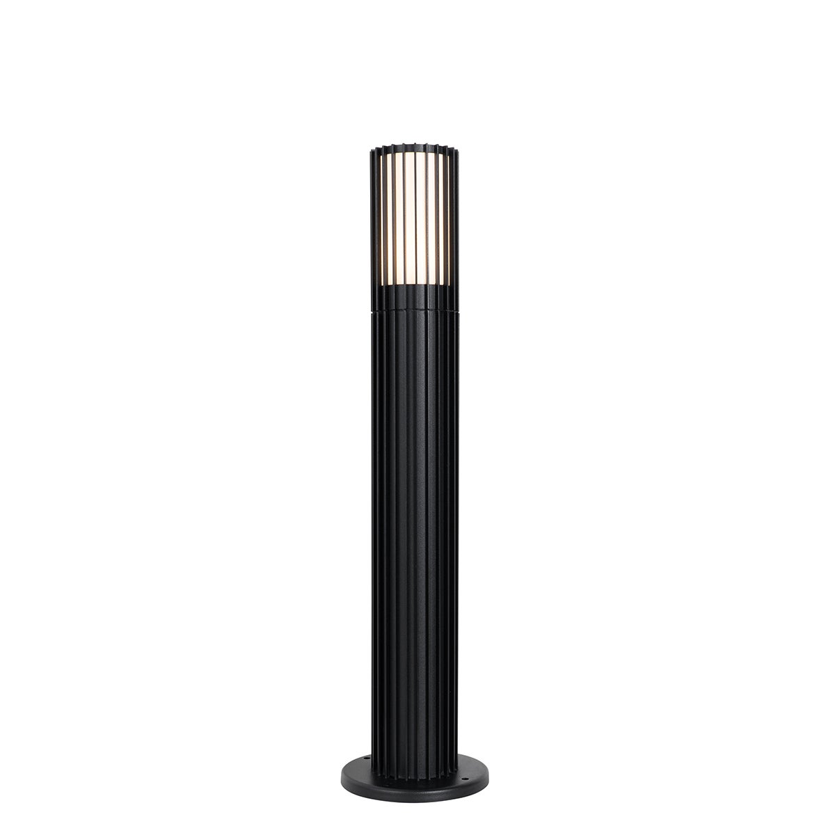 Qazqa design borne lumineuse extérieure pour jardin - Boris - noir, max. 7w, gu10, 50cm, IP44 - 5