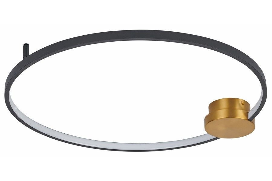 Lampa wisząca Condida LED 24W Odcienie bieli 1920lm czarno-złota-biała wym: 6 x 60 x 63 cm Reality