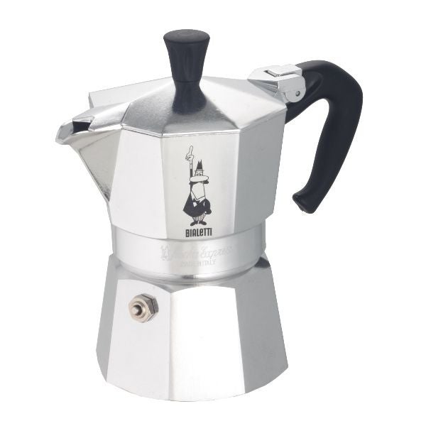 Bialetti moka express cafetera italiana 0,775 l aluminio, negro