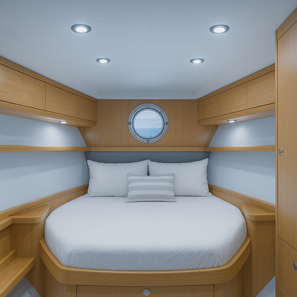 Jandei Pack x5 Downlight led rond encastré 12V, 3W, Cold Light 6000K. Cadre noir - 4