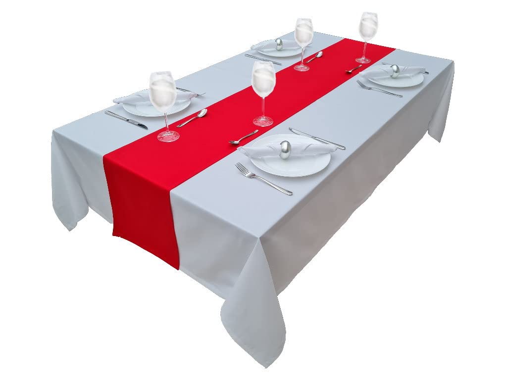Lemos Home Tovaglia di alta qualità in 100% cotone, collezione Konzept, colore e dimensioni a scelta (tovaglia rotonda, diametro 100 cm, cioccolate