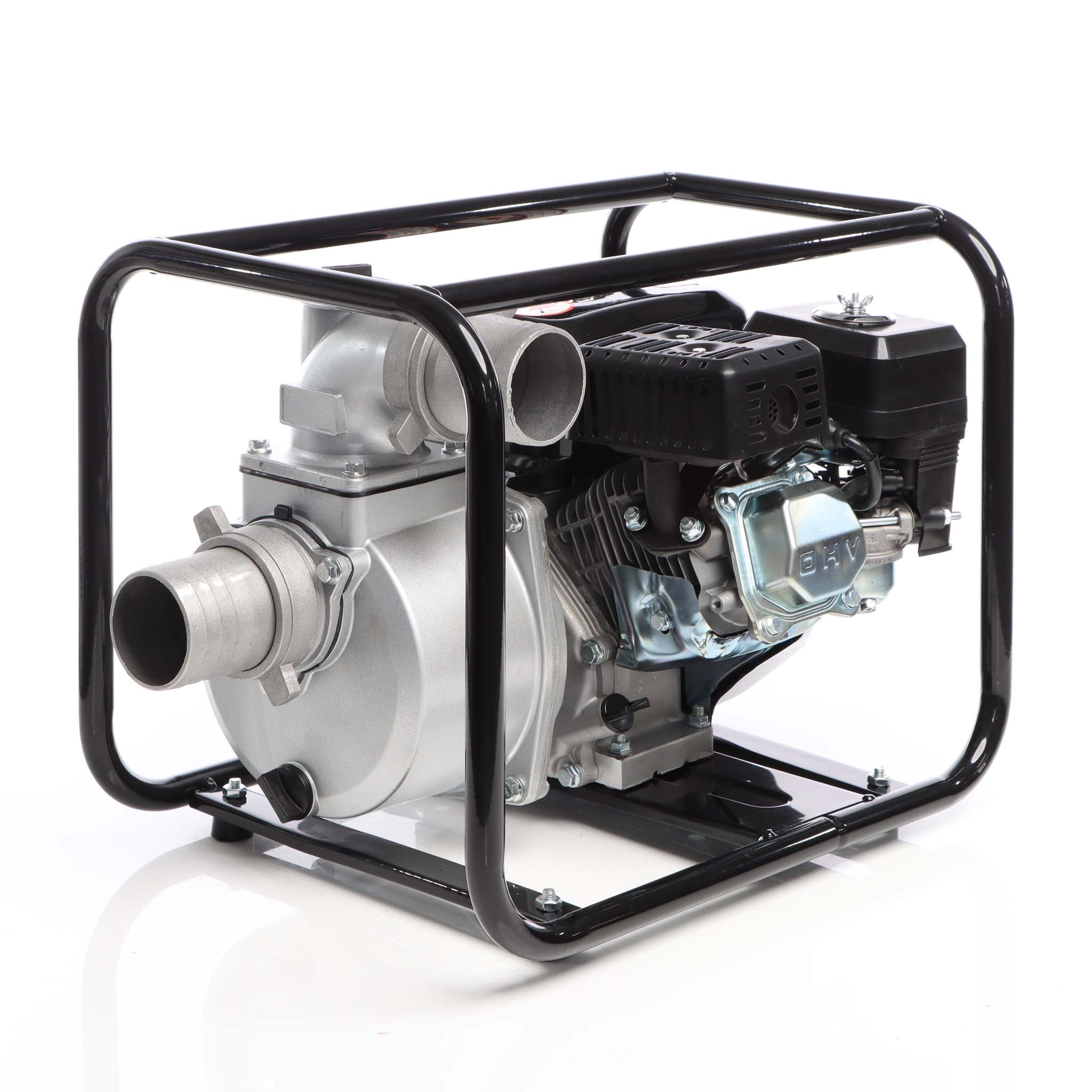 Pompe d’essence pour eaux usées – 4 kW / 48000 l/h / Refoulement 30 m / Raccord 80 mm (3