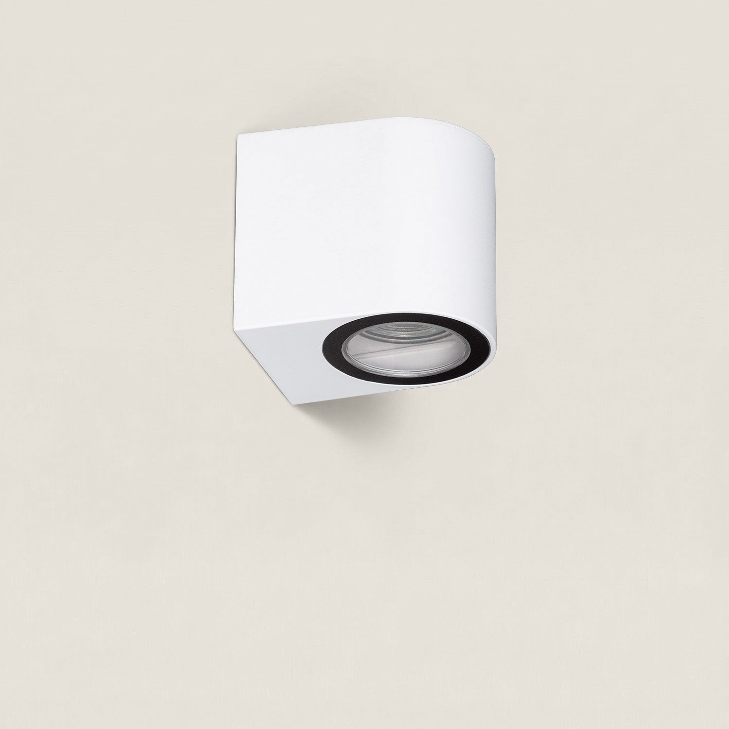 Ledkia - Aplique de Pared Exterior Gala Blanco, Blanco, ABS,PC, IP44, 0 ...
