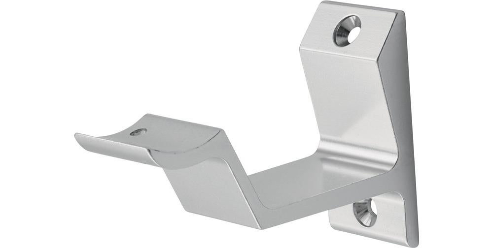 Wspornik poręczy Hermeta 3542 aluminiowy, anodowany na srebrno, powierzchnia wypukła - 3542-01E