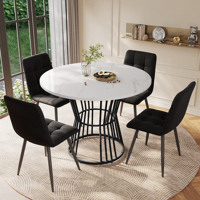 MIDJ tavolo rotondo CLESSIDRA 120 cm (Cat. GVD - Top vetro e base in metallo MIDJ tavolo rotondo CLESSIDRA 120 cm (Cat. GVD - Top vetro e base in metallo