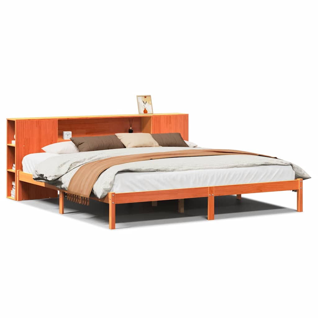 Łóżko Drewniane Rama Łóżka Sofa Brązowe Do Sypialni Pokoju 200x200cm