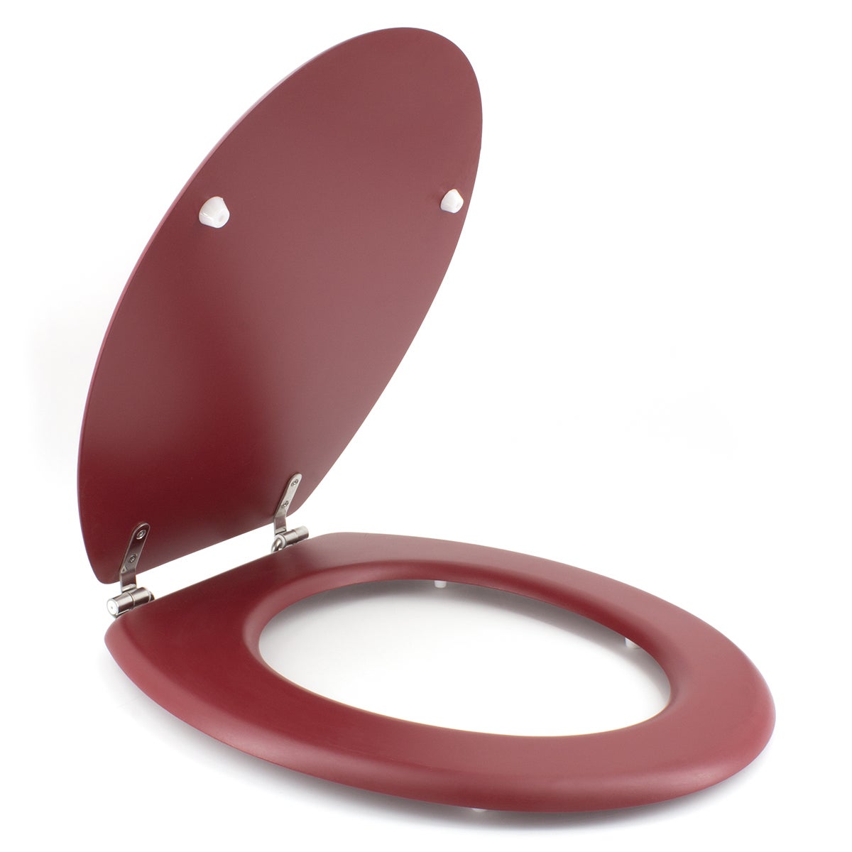 Abattant De Wc En Bois Moulé - 44 X 37,5 X 5,5 Cm - Rose - Toute L'offre WC