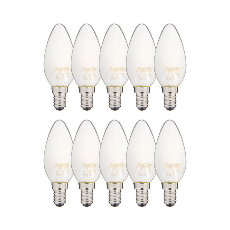 Xanlite Lot De Ampoules Led Filament B Culot E W Cons W Eq K Blanc