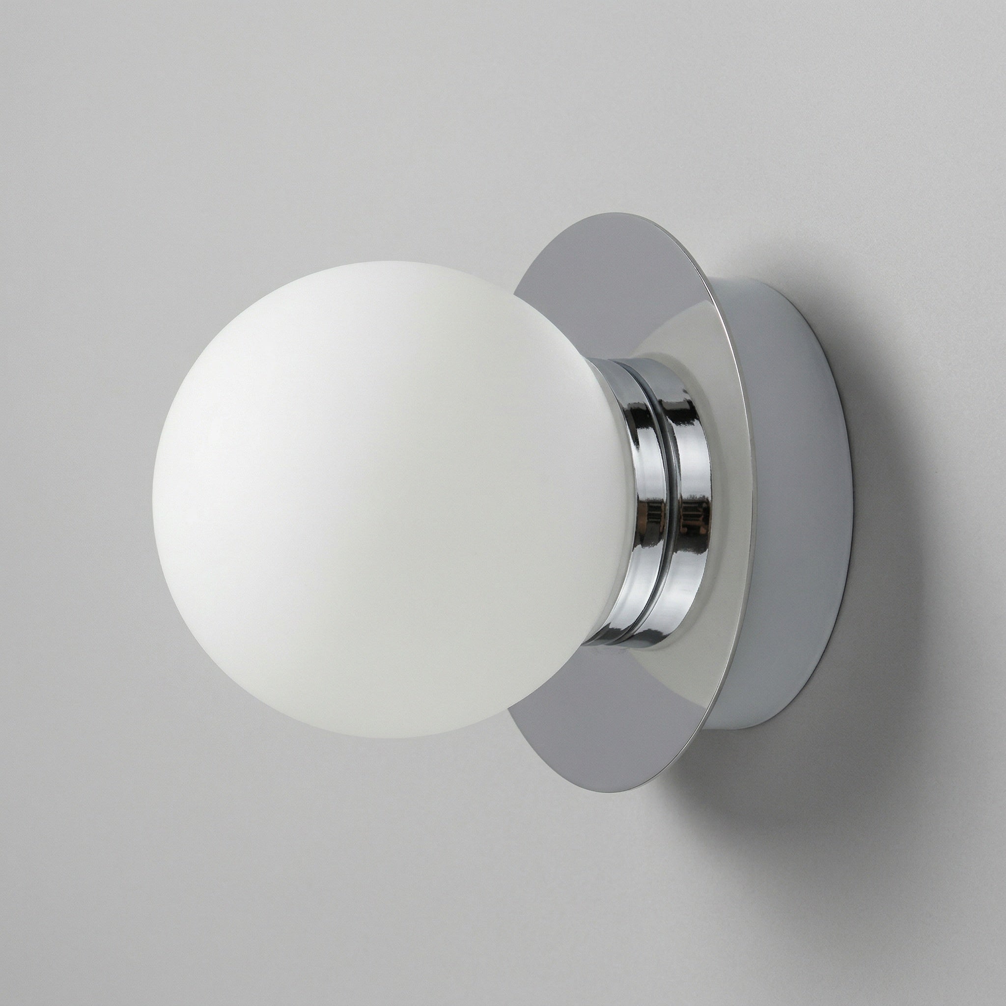 Kinkiet łazienkowy Becca chromowany biały 1xG9x28W metal wym:12,3x10x10,5cm IP44 Rabalux