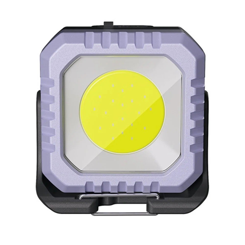 Mini lanterna breloc Flippy, LED COB, reincarcabila, USB-C, 5W, 500 lm, IPX5, mov