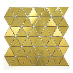 Mosaïque Cuivre 3D Brun – 10 Plaques – Pour Cuisine Et Salle De Bain